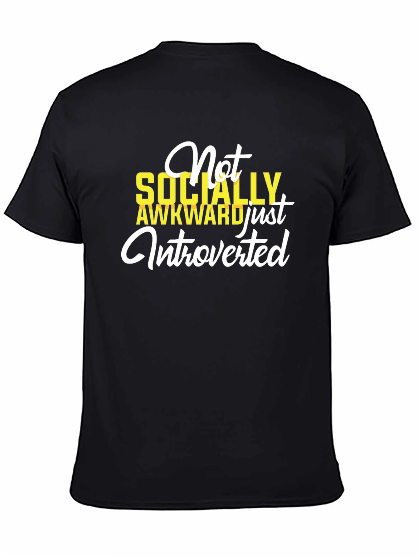 Introverted Graphic T-Shirt - Socially Awkward Tee