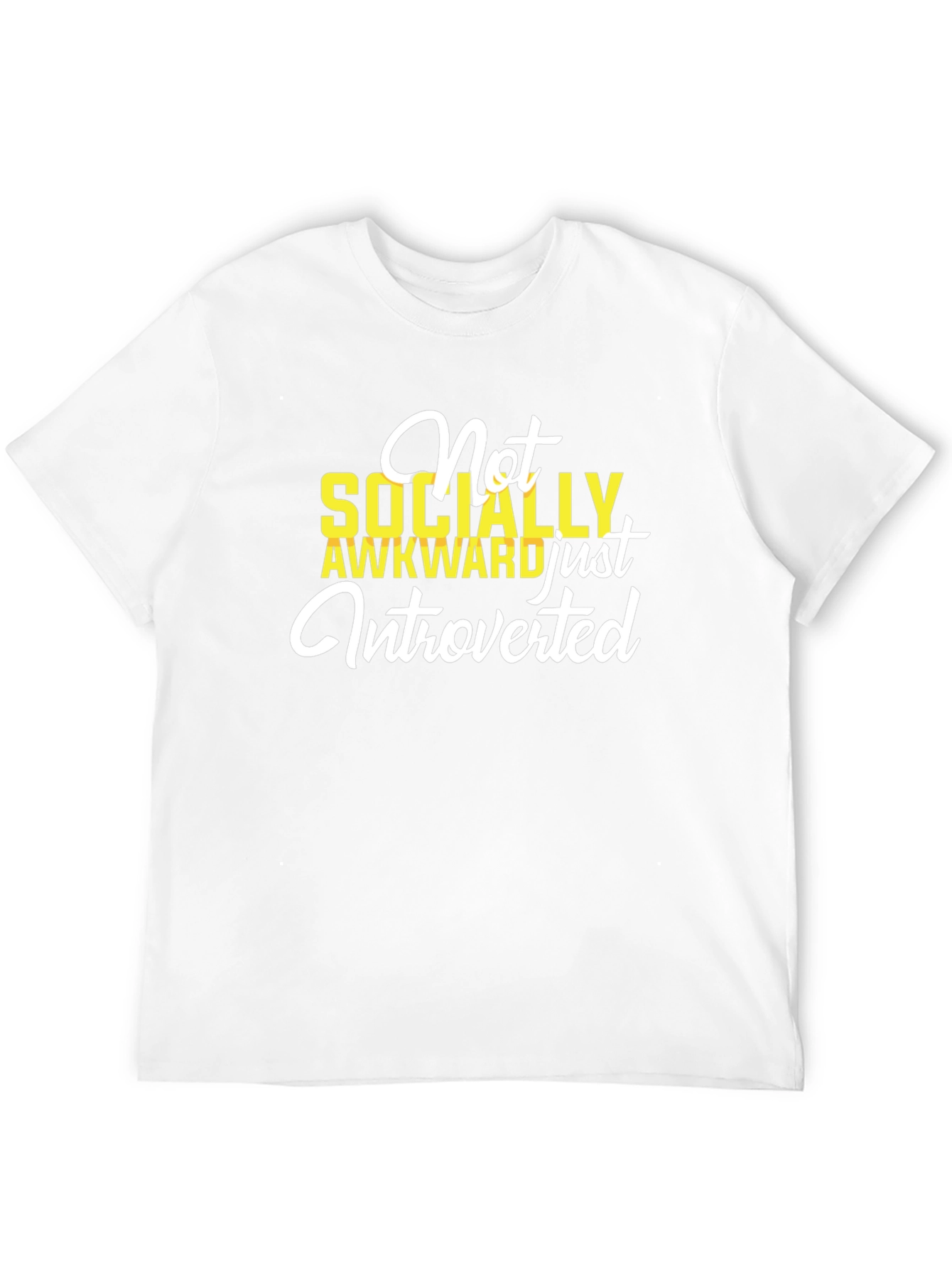 Introverted Graphic T-Shirt - Socially Awkward Tee