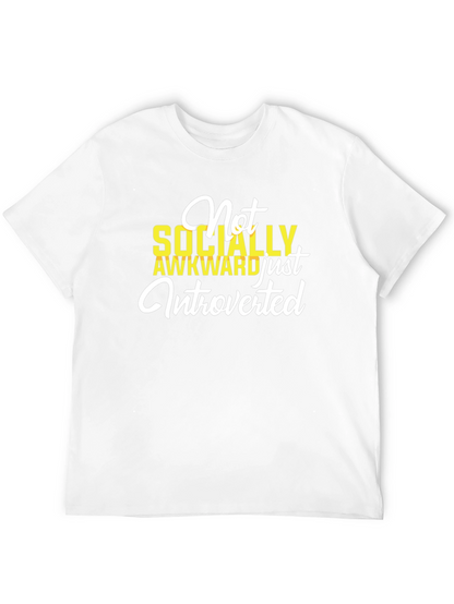 Introverted Graphic T-Shirt - Socially Awkward Tee