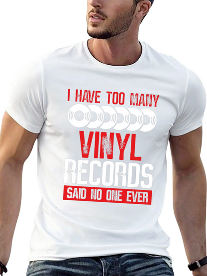Vinyl Records Funny Graphic T-Shirt