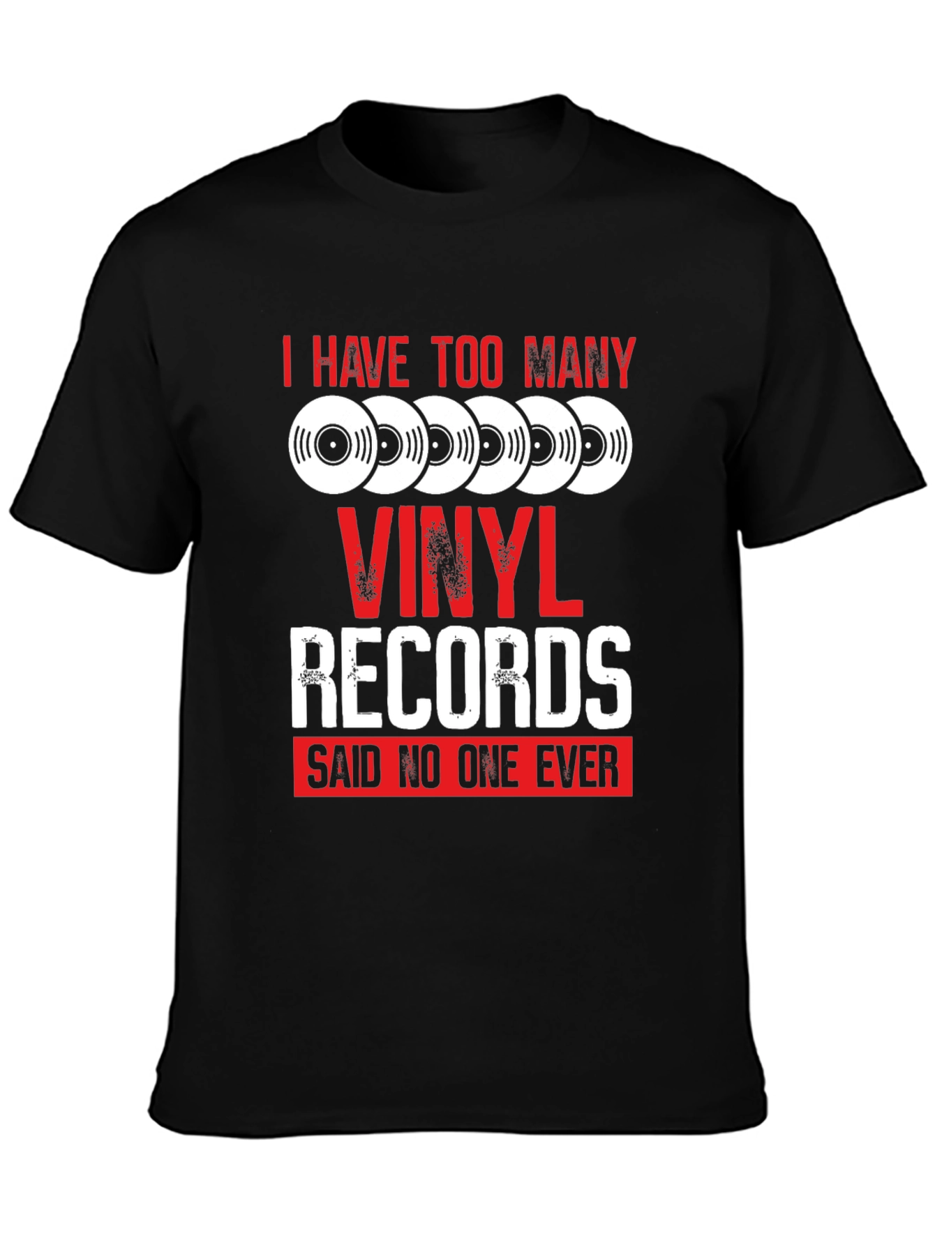 Vinyl Records Funny Graphic T-Shirt