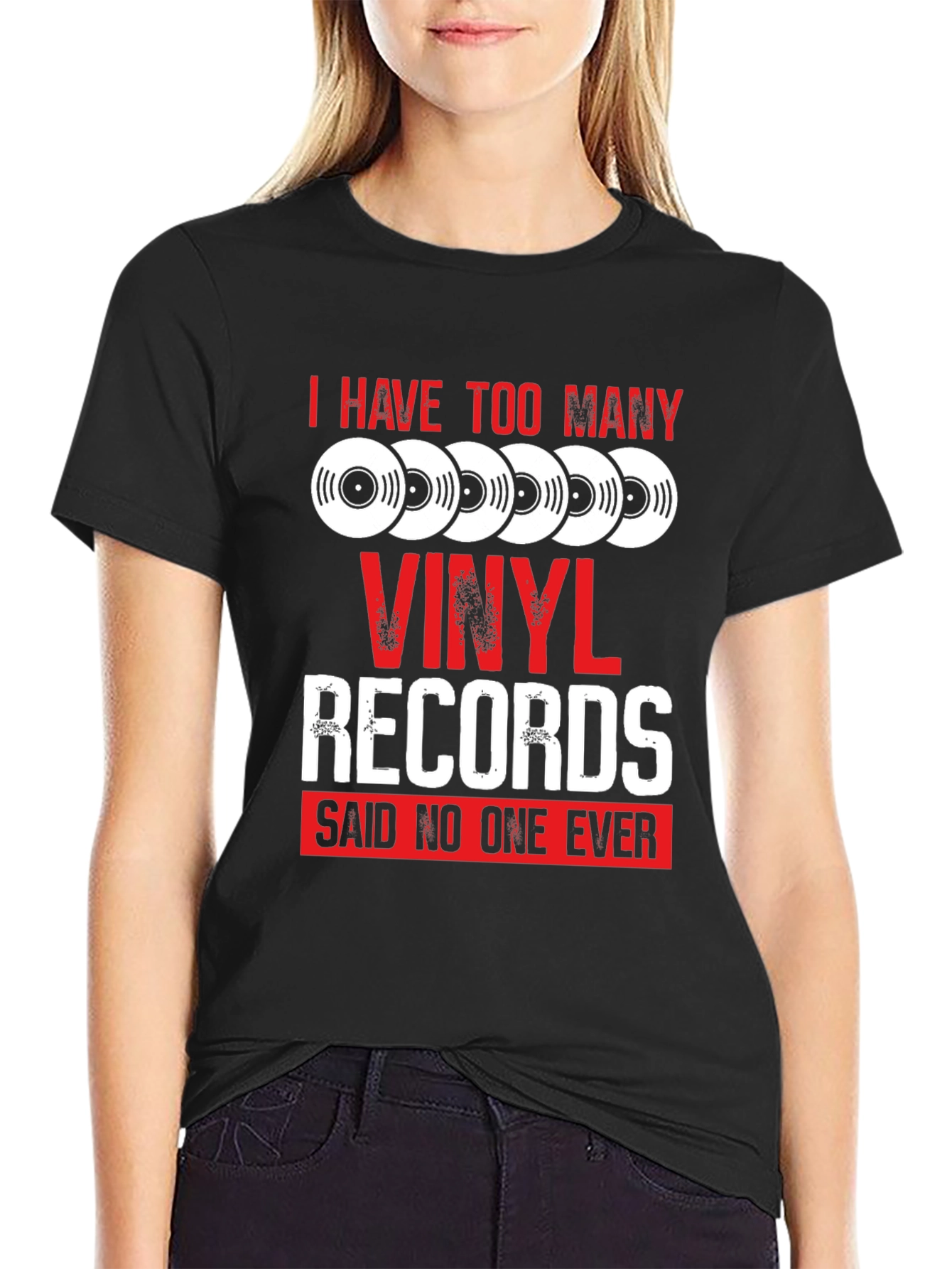 Vinyl Records Funny Graphic T-Shirt