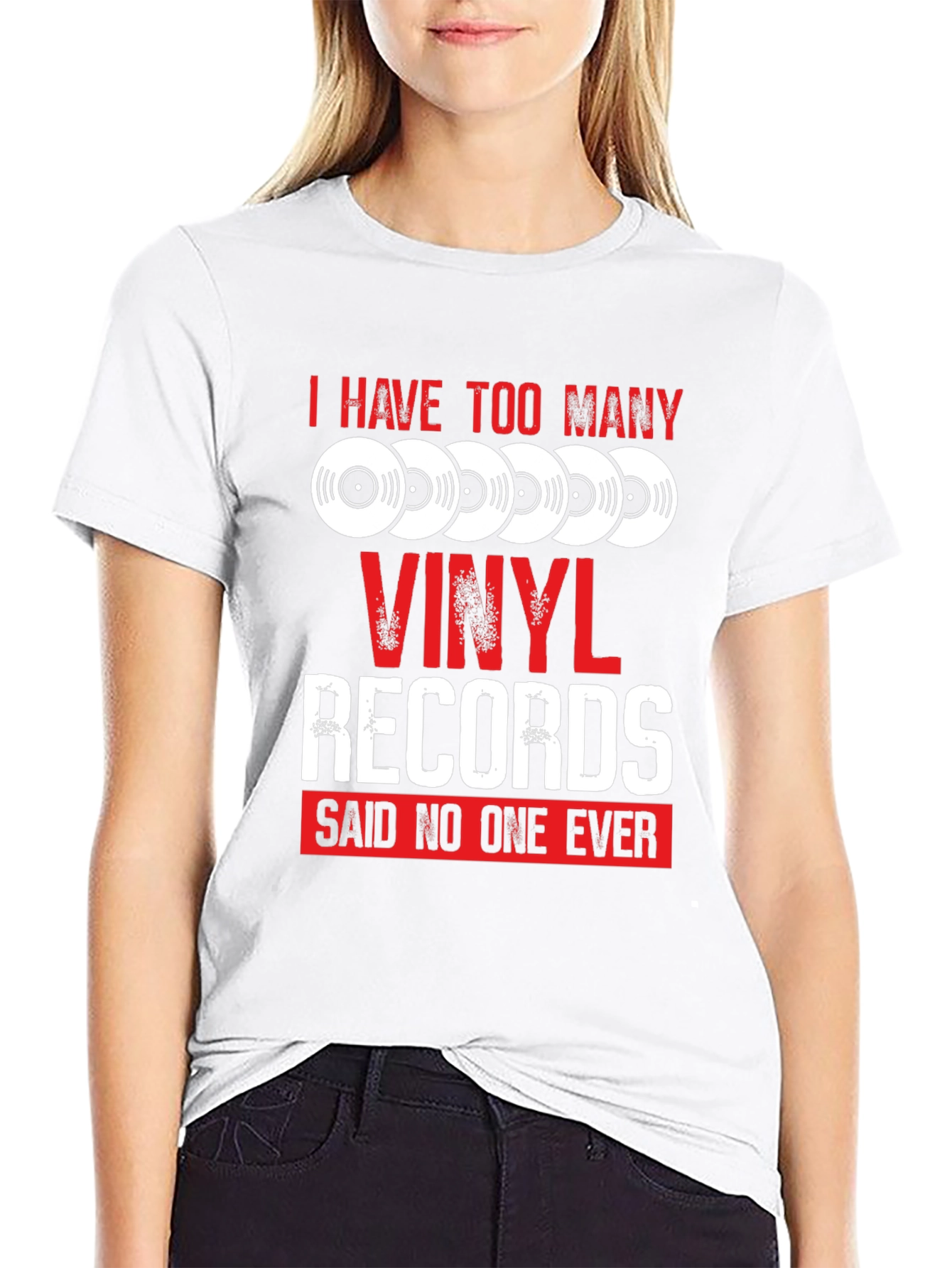Vinyl Records Funny Graphic T-Shirt