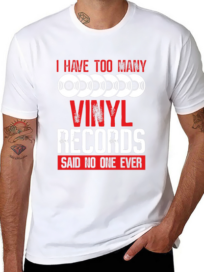 Vinyl Records Funny Graphic T-Shirt