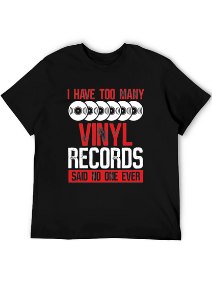 Vinyl Records Funny Graphic T-Shirt