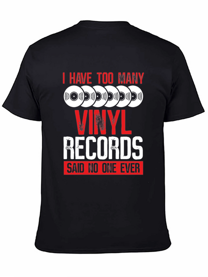 Vinyl Records Funny Graphic T-Shirt