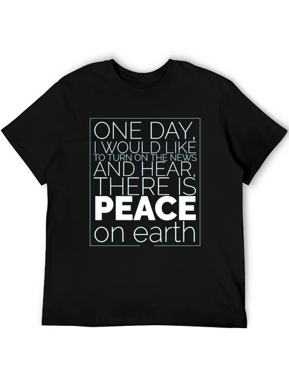 Peace On Earth Graphic T-Shirt