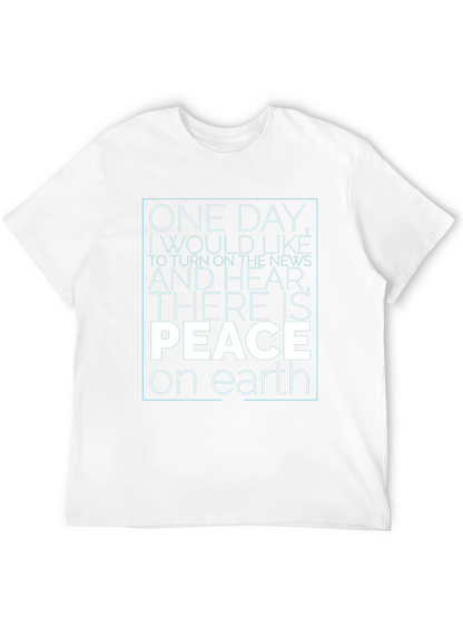 Peace On Earth Graphic T-Shirt
