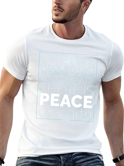 Peace On Earth Graphic T-Shirt