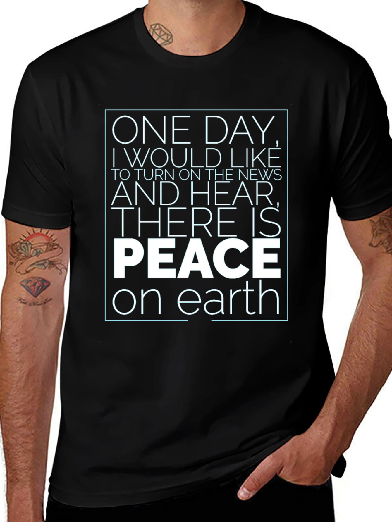 Peace On Earth Graphic T-Shirt