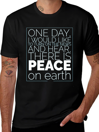 Peace On Earth Graphic T-Shirt