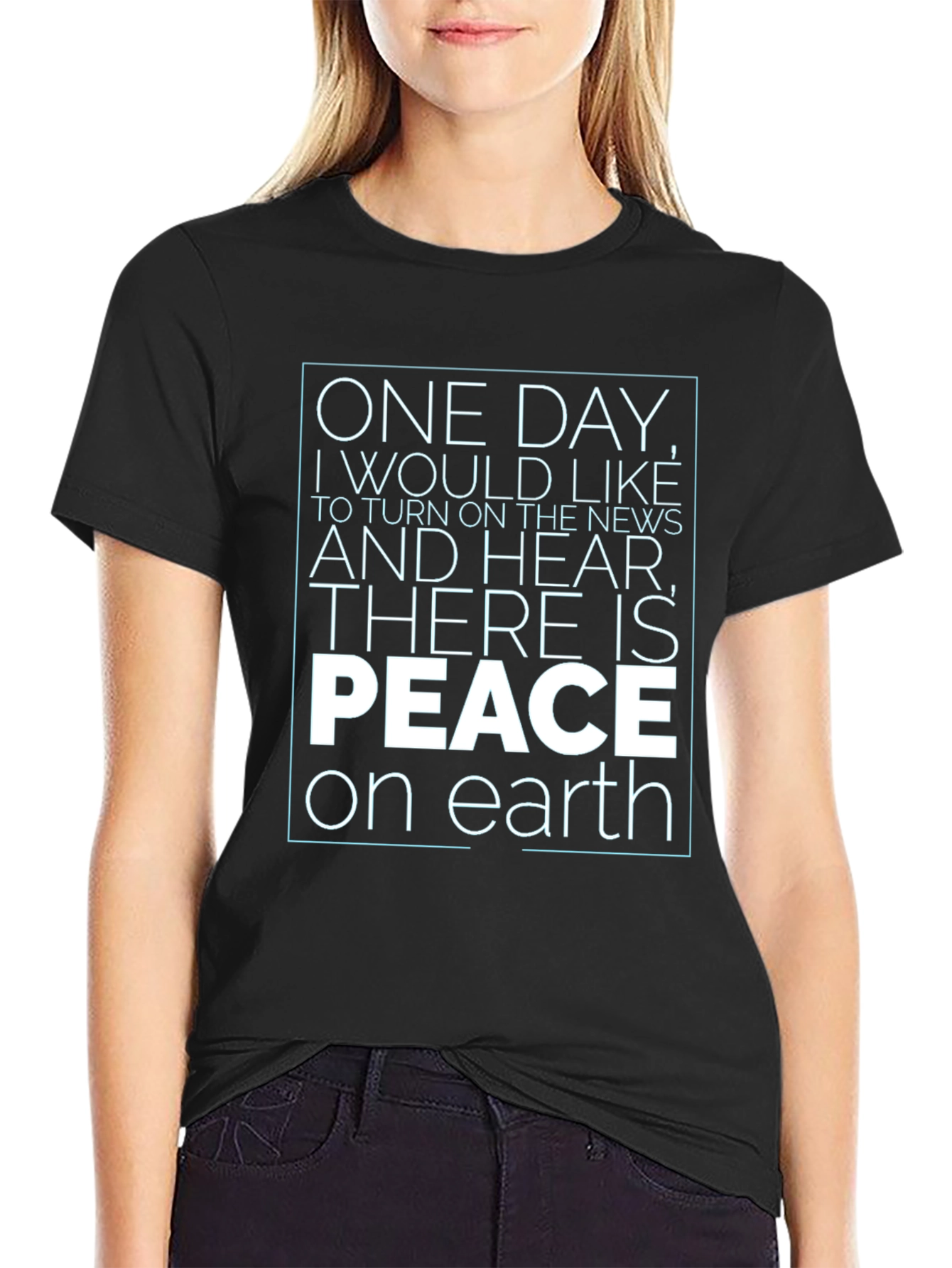Peace On Earth Graphic T-Shirt