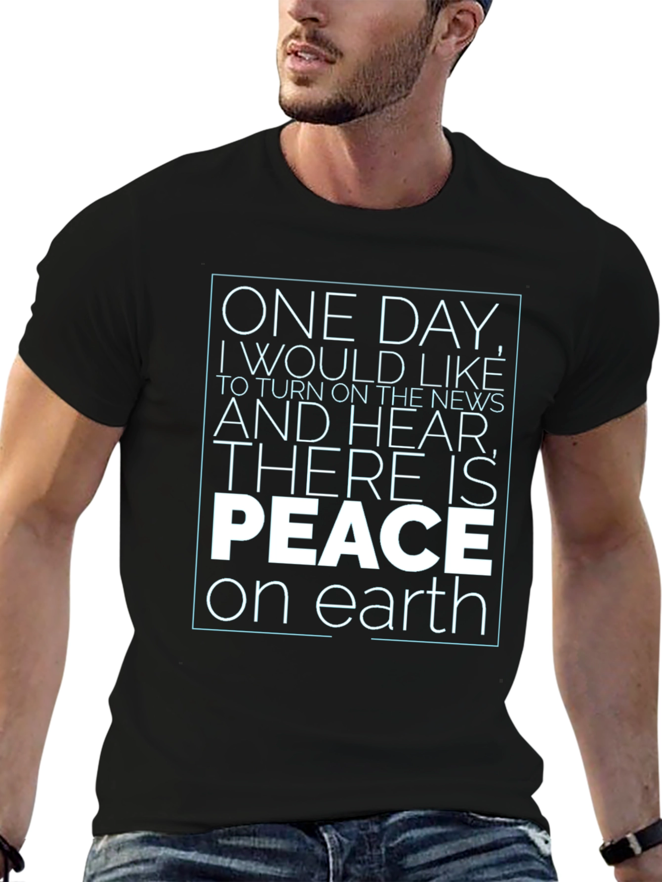Peace On Earth Graphic T-Shirt