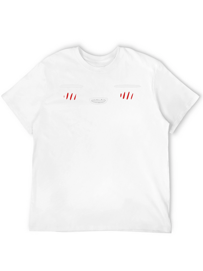 Anime Face Black T-Shirt | Graphic Tee