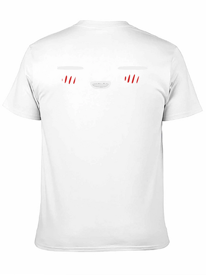 Anime Face Black T-Shirt | Graphic Tee