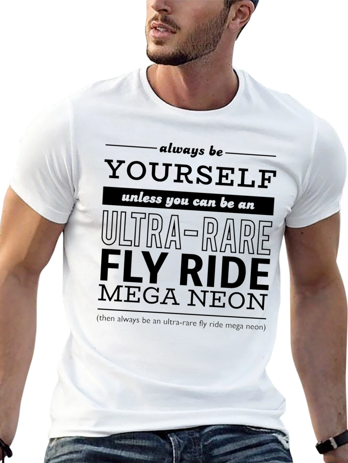Ultra Rare Fly Ride Mega Neon Graphic T-Shirt