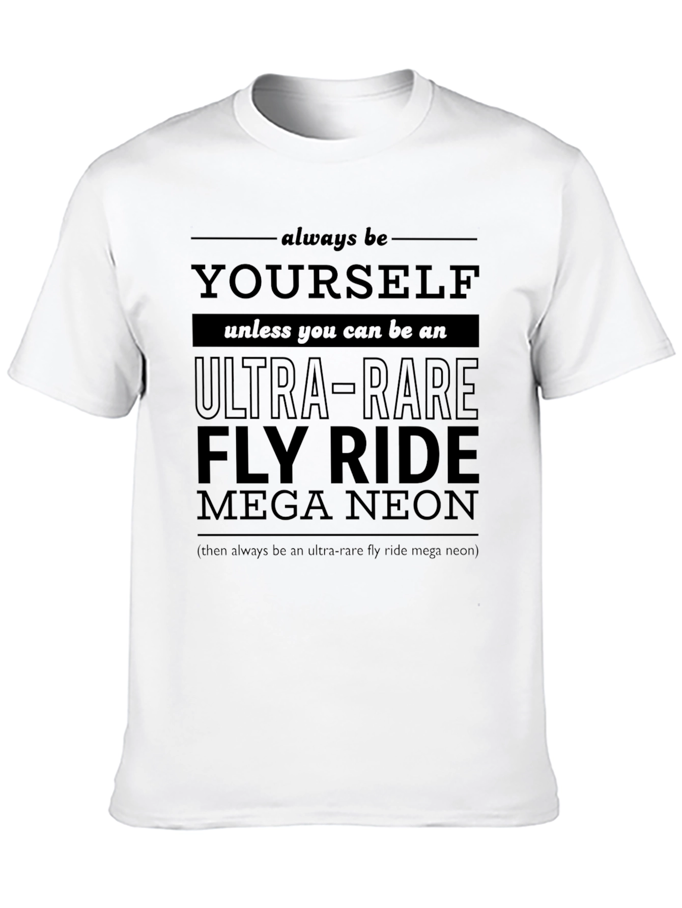 Ultra Rare Fly Ride Mega Neon Graphic T-Shirt