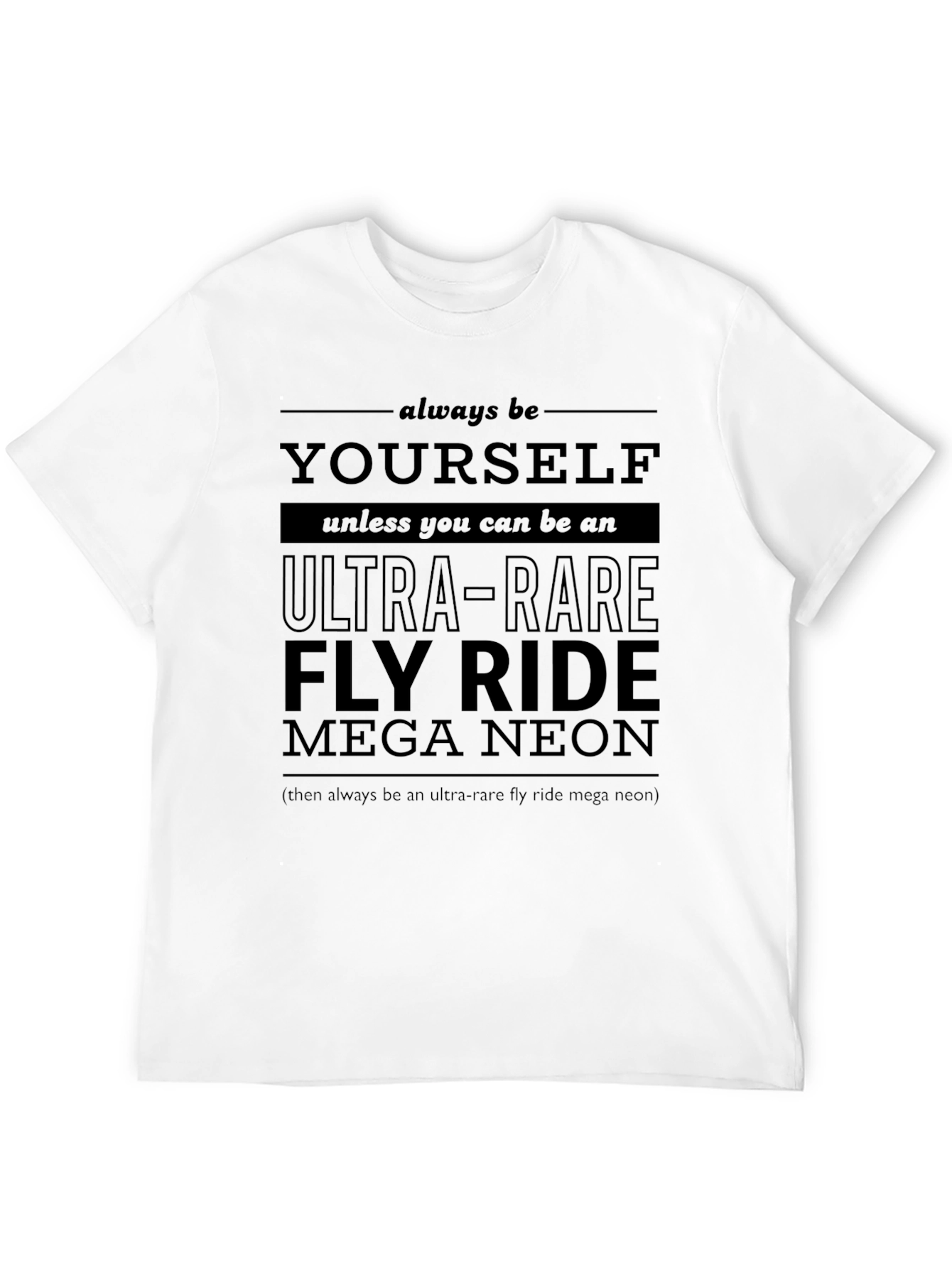 Ultra Rare Fly Ride Mega Neon Graphic T-Shirt