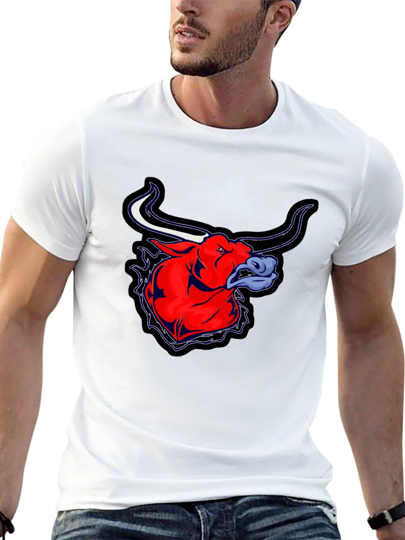Raging Bull Graphic Tee - Black Casual Shirt