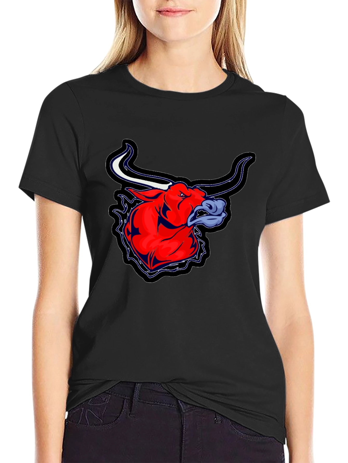Raging Bull Graphic Tee - Black Casual Shirt