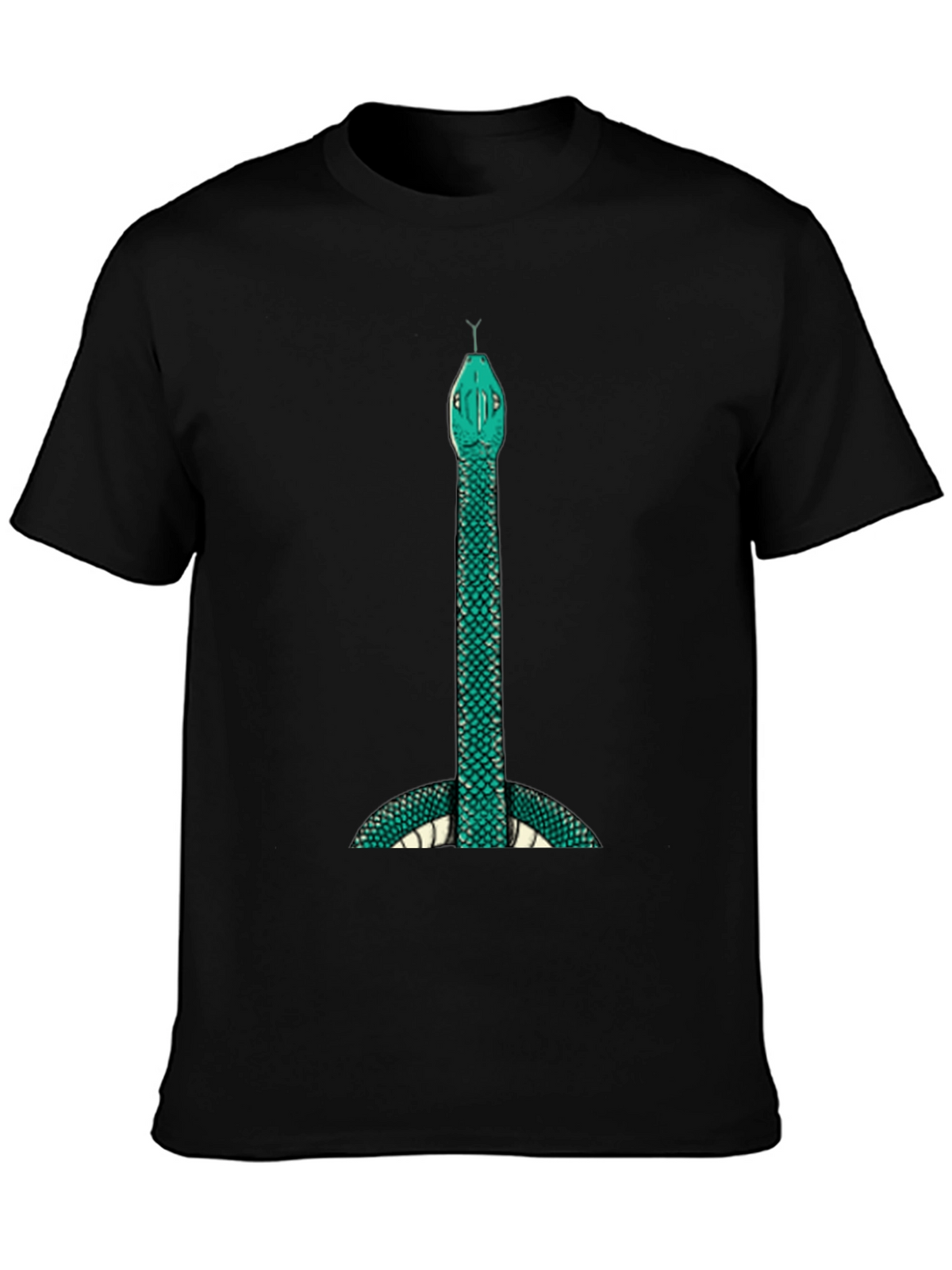 Mens Snake Graphic Tee - Bold & Unique Design