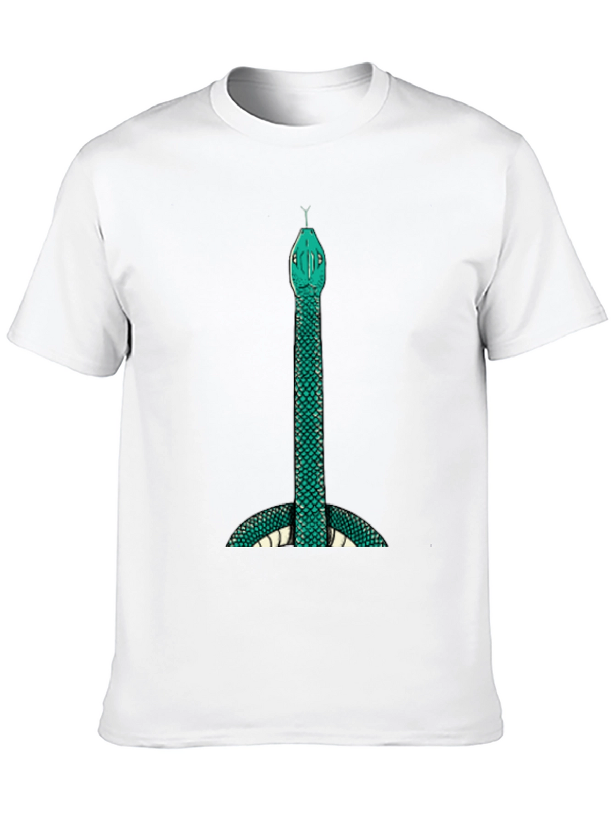 Mens Snake Graphic Tee - Bold & Unique Design
