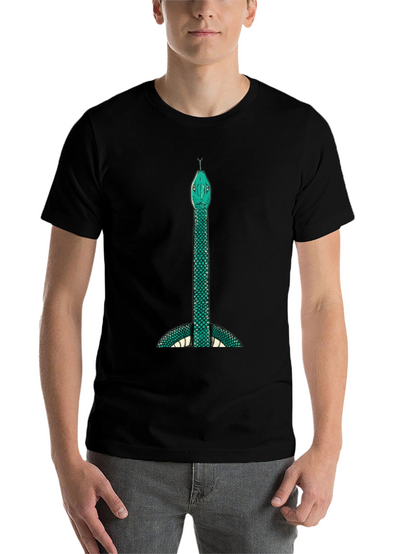 Mens Snake Graphic Tee - Bold & Unique Design