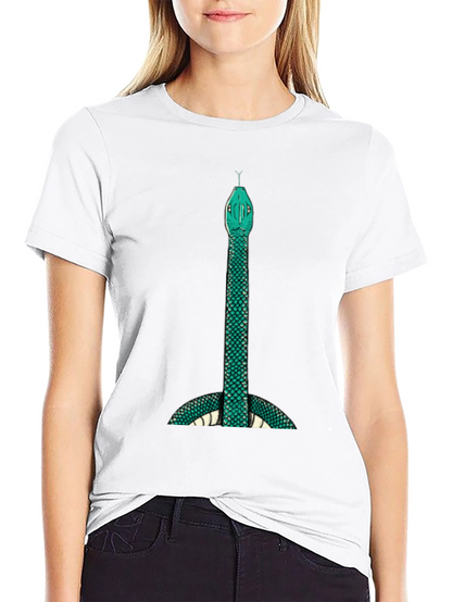 Mens Snake Graphic Tee - Bold & Unique Design