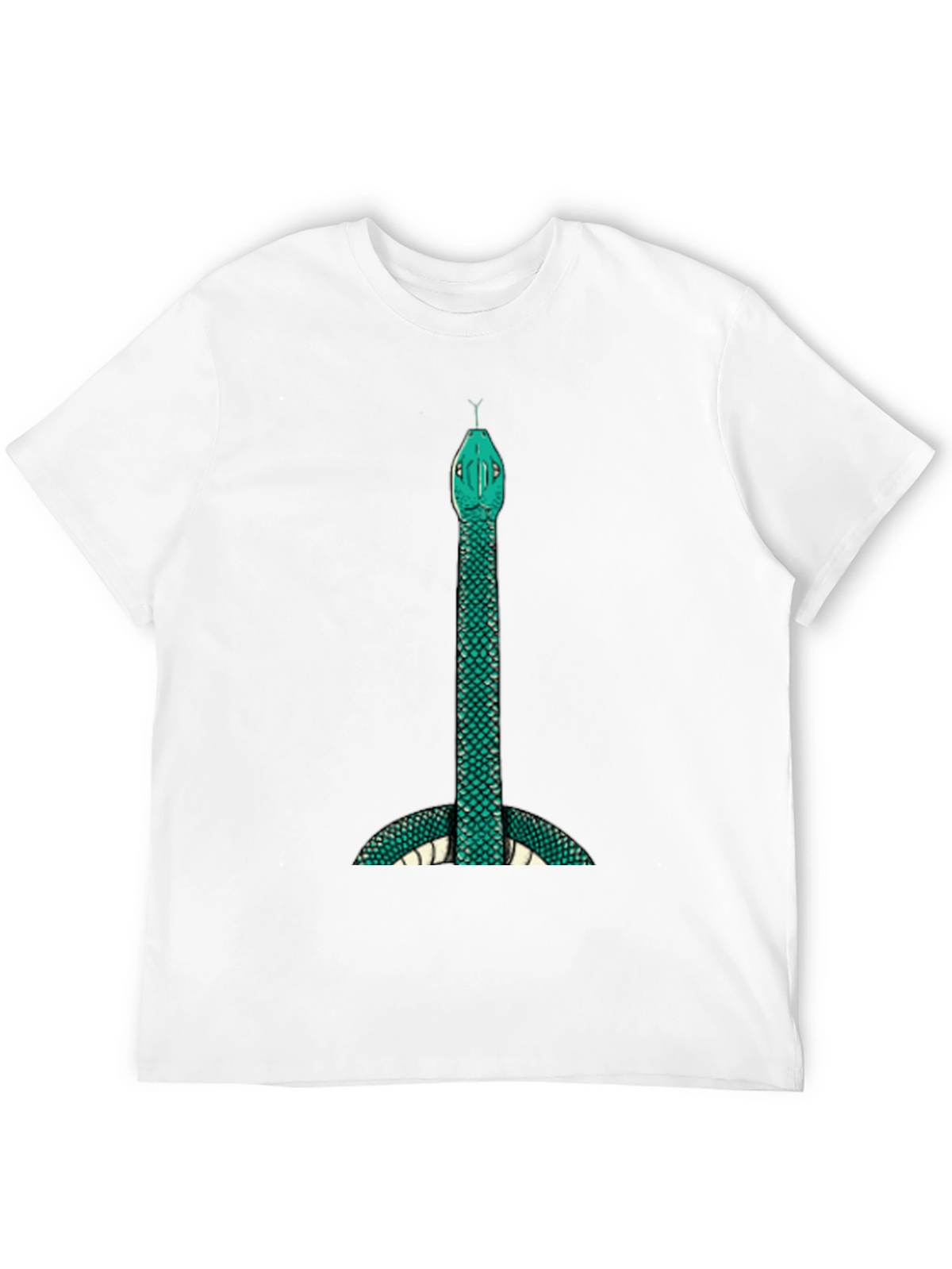 Mens Snake Graphic Tee - Bold & Unique Design