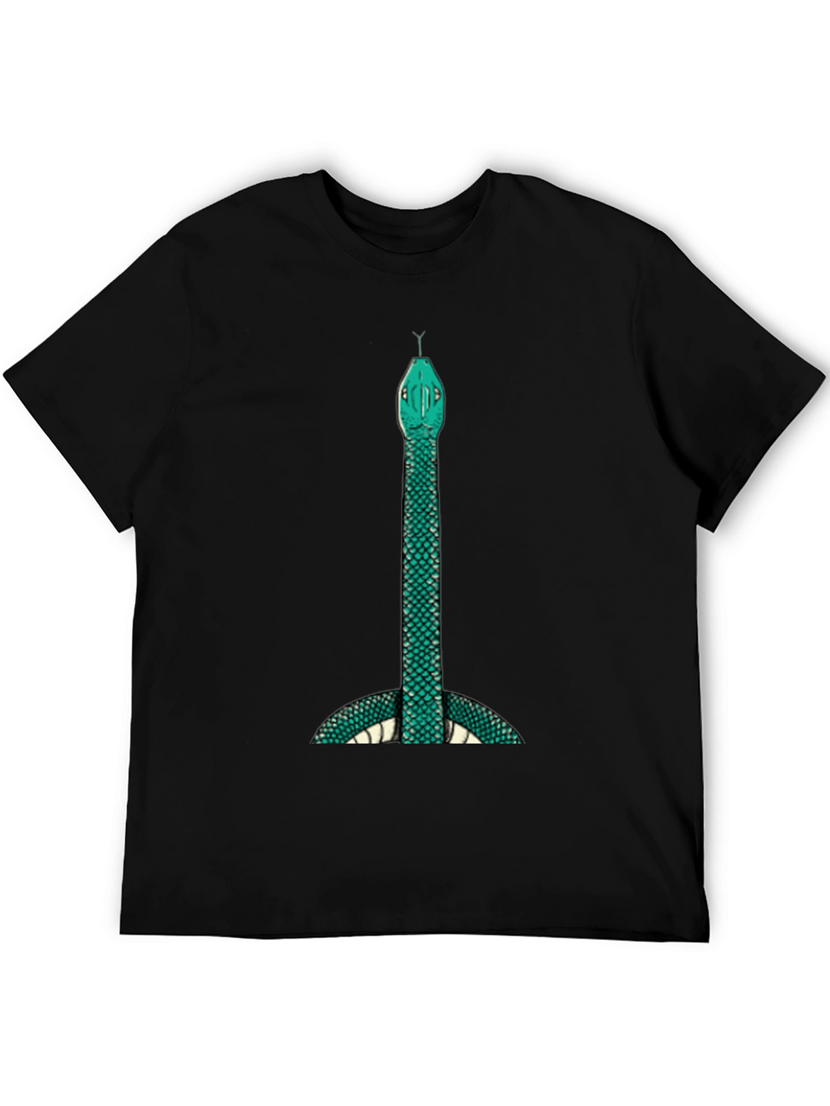 Mens Snake Graphic Tee - Bold & Unique Design