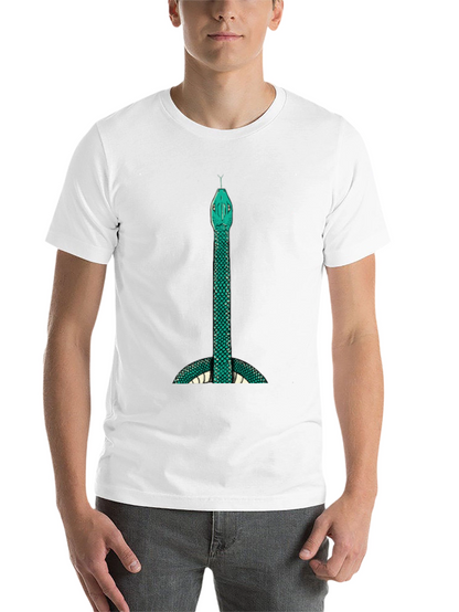 Mens Snake Graphic Tee - Bold & Unique Design