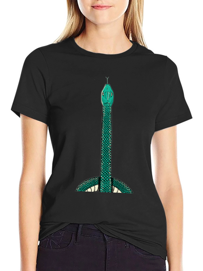 Mens Snake Graphic Tee - Bold & Unique Design