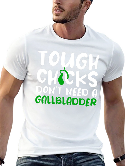 Tough Chicks Gallbladder Black T-Shirt