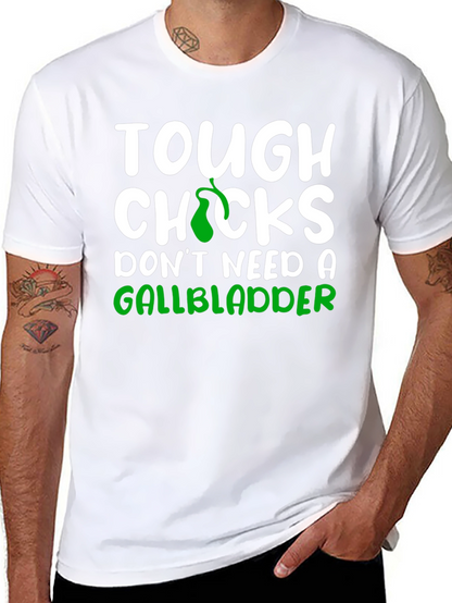 Tough Chicks Gallbladder Black T-Shirt