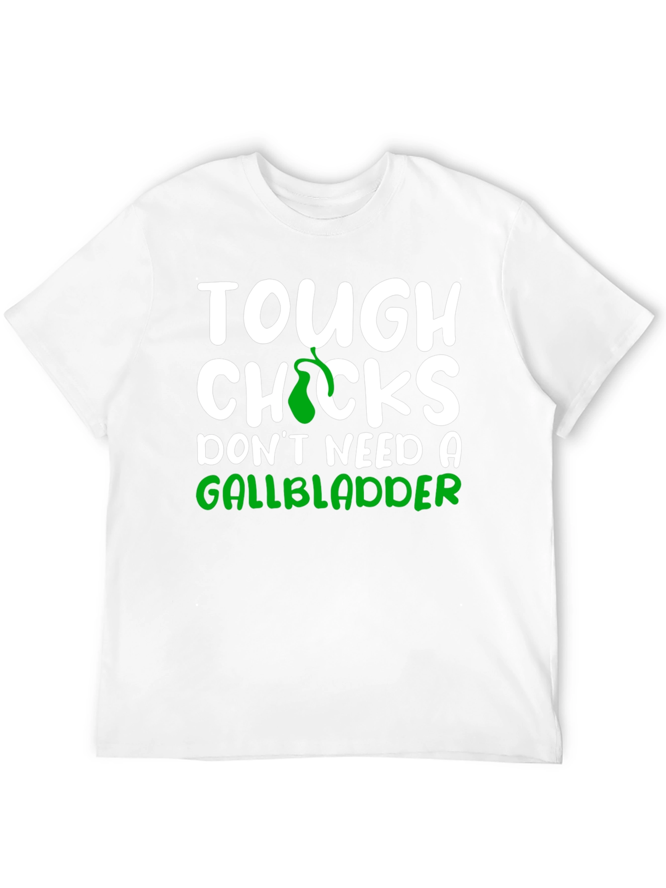 Tough Chicks Gallbladder Black T-Shirt