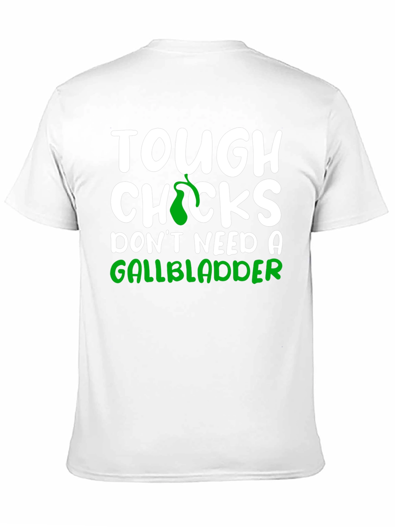 Tough Chicks Gallbladder Black T-Shirt
