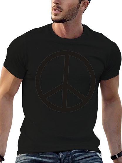 Peace Sign Graphic Tee - Classic Relaxed Fit