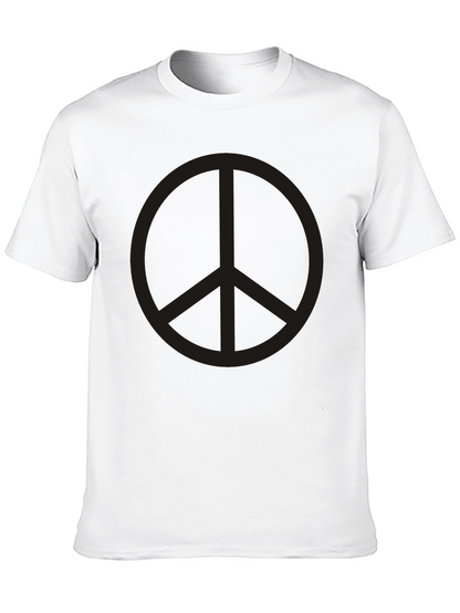 Peace Sign Graphic Tee - Classic Relaxed Fit