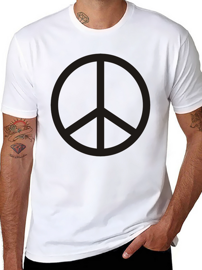 Peace Sign Graphic Tee - Classic Relaxed Fit