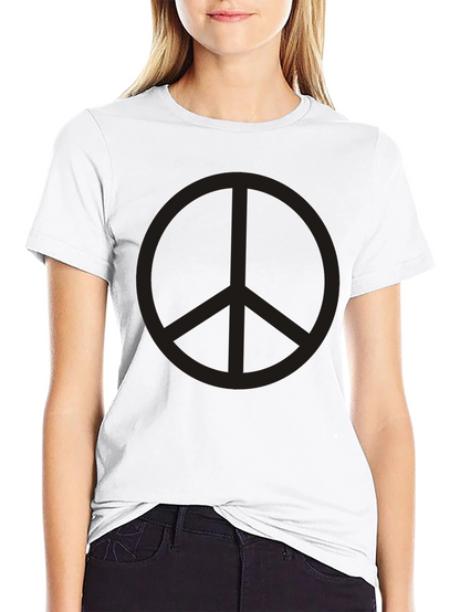 Peace Sign Graphic Tee - Classic Relaxed Fit