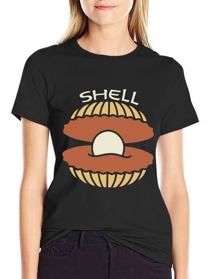 Shell Graphic T-Shirt - Classic Black Tee