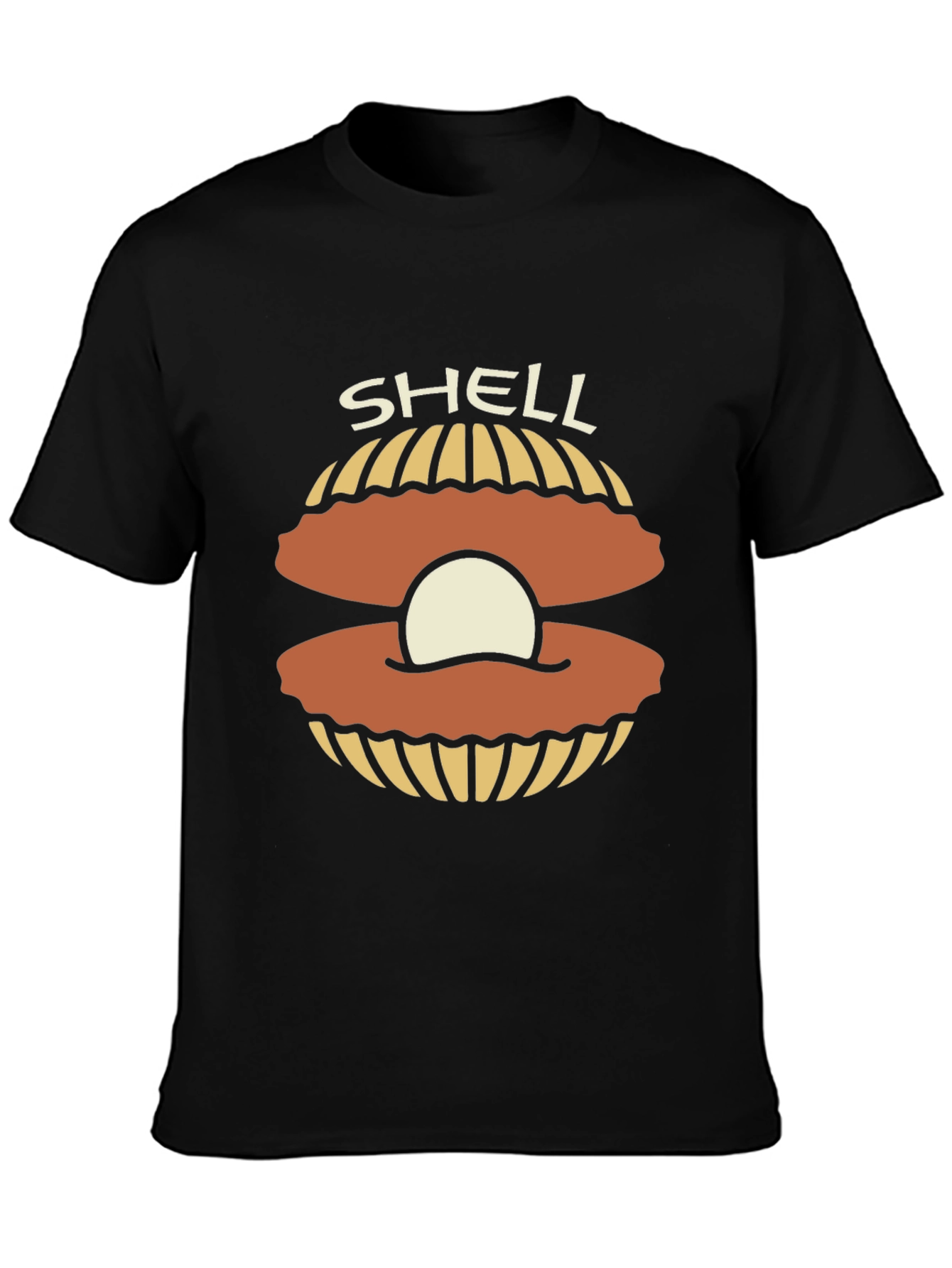 Shell Graphic T-Shirt - Classic Black Tee
