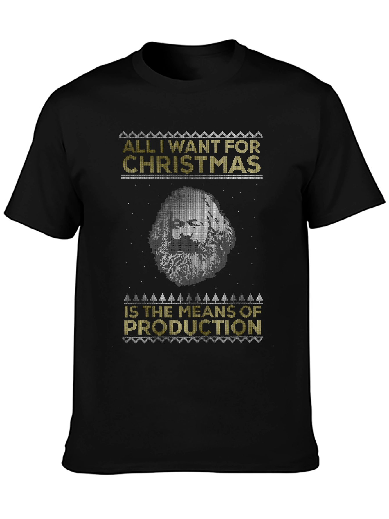 Marxist Christmas T-Shirt - Means of Production