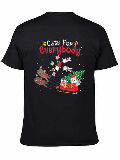 Cats For Everybody Christmas Graphic Tee