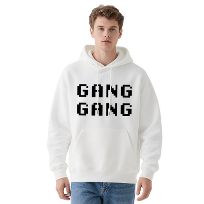 Trendy Hooded Sweatshirt - Inspirational Quote