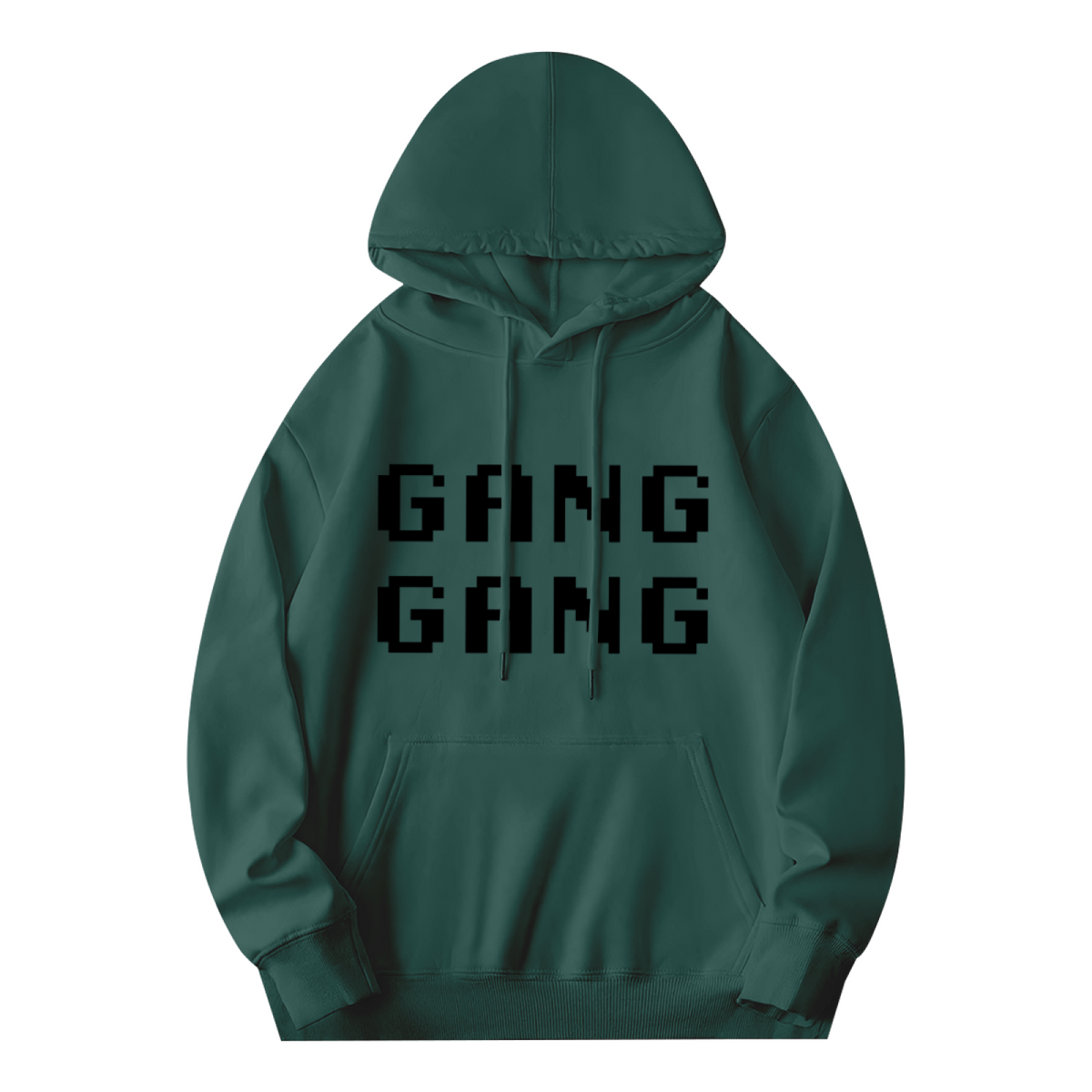 Trendy Hooded Sweatshirt - Inspirational Quote