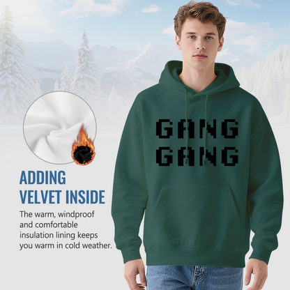 Trendy Hooded Sweatshirt - Inspirational Quote