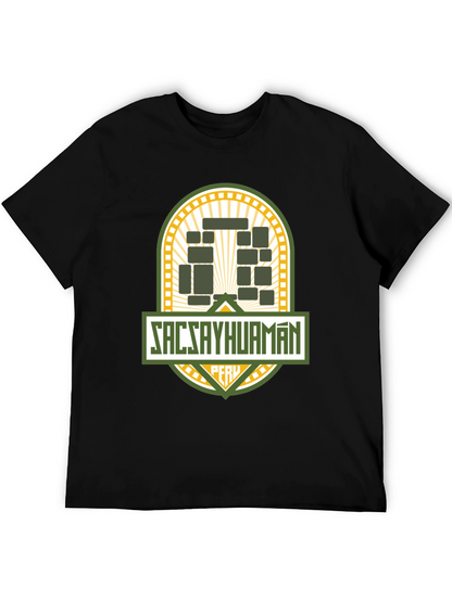 Sacsayhuaman Peru T-Shirt Black Tee