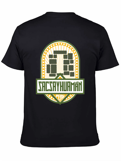 Sacsayhuaman Peru T-Shirt Black Tee
