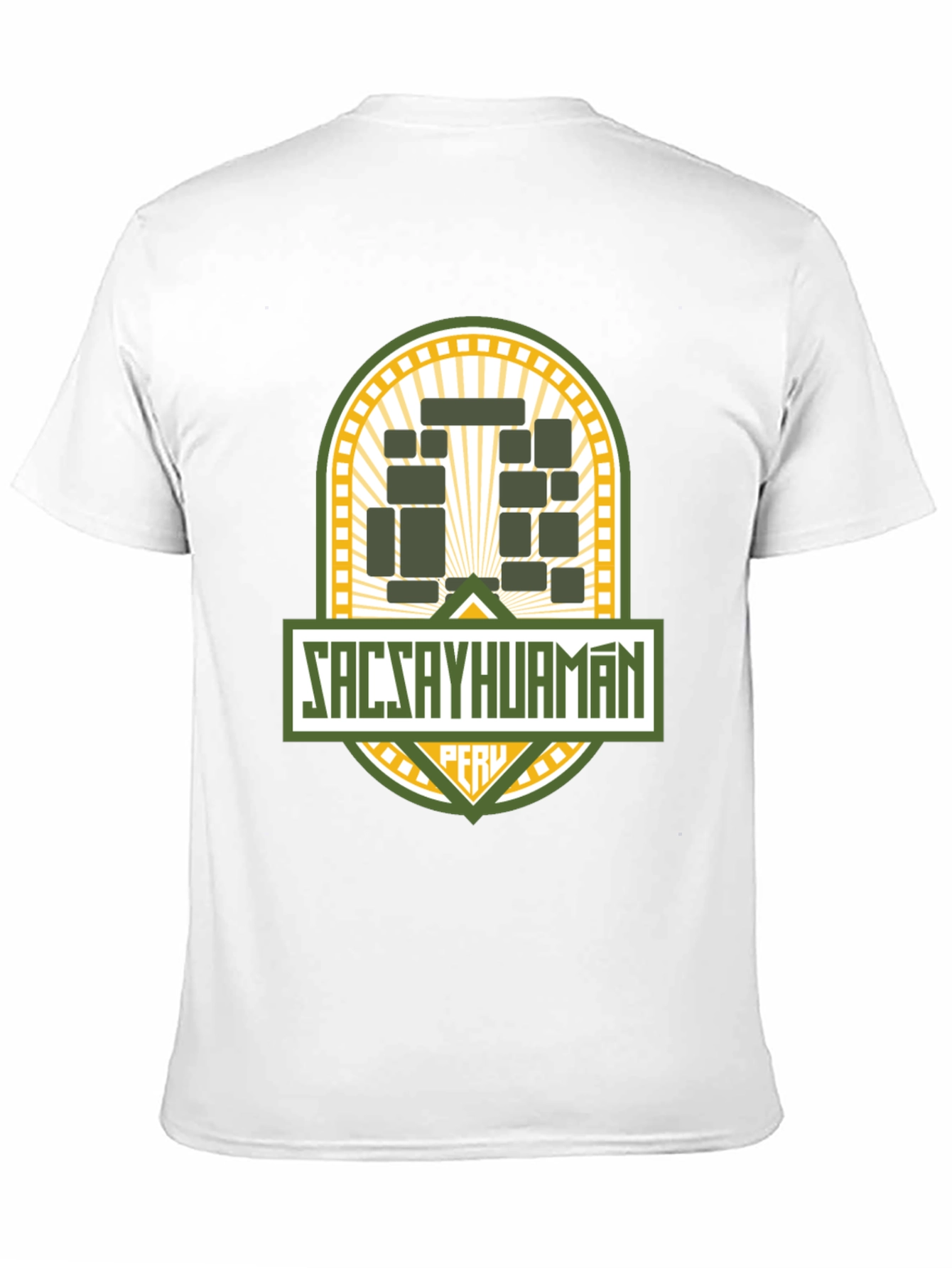Sacsayhuaman Peru T-Shirt Black Tee